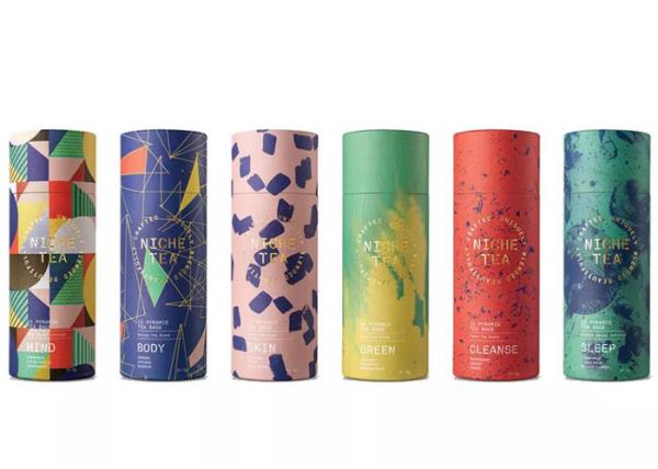 5-120cm Height Cosmetic Paper Packaging Biodegradable Essential Oil Tube