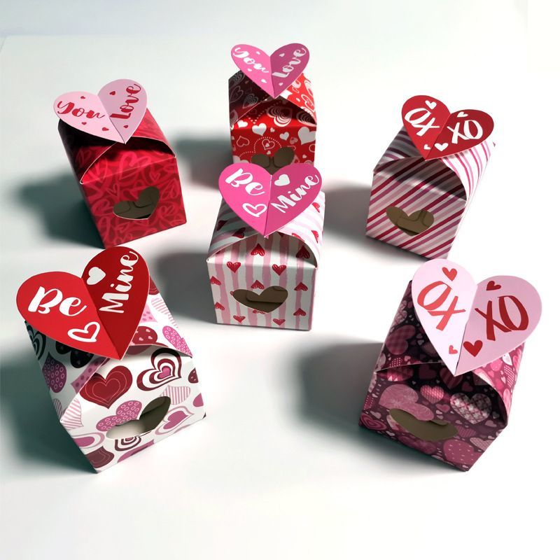 Sweet Art Paper Wedding Engagement Party Chocolate Gable Box