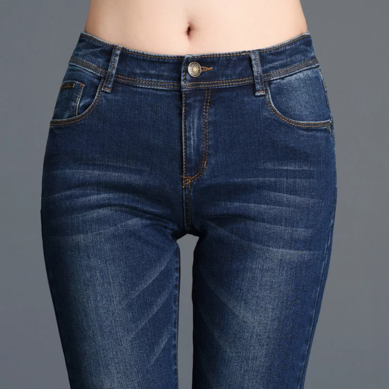 168cm-170cm Brushed 100% cotton Black Denim Fabric Denim Cloth Material Boyfriend Style