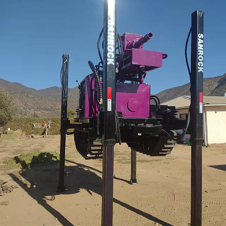Full Hydraulic Crawler Water Well Drilling Rig 400m Depth Water Drilling Rig Machine