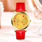 2022 Custom Fashion Stainless Steel Belt Genuine Leather Quartz Watch Private