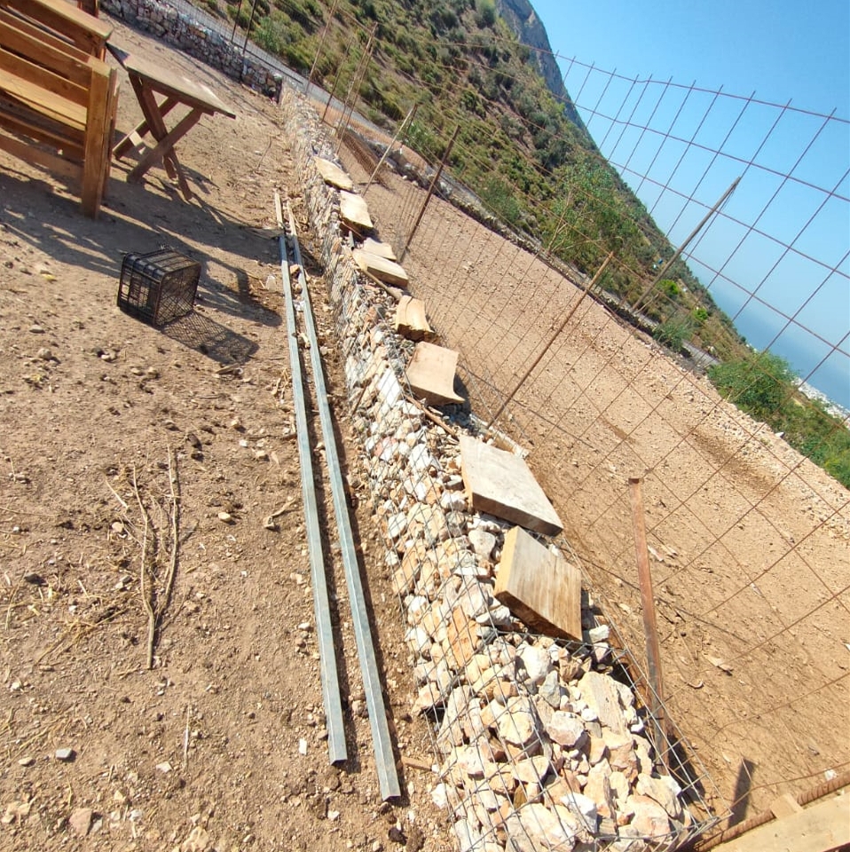 Fence Mesh PVC Coated Galvanized 2x1x1 Gabion Box Basket 80x100mm for Garden Decoration