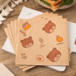Disposable Oil Resistant Greaseproof Burger Paper For Cooking Baking Food