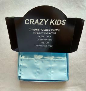 Quality MTG Pocket Pages PVC / Acid Free Card Binder Pages Extral Clear wholesale