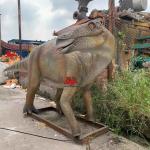 Theme Park Realistic Animatronic Dinosaur Iguanodon With Movement And Sound