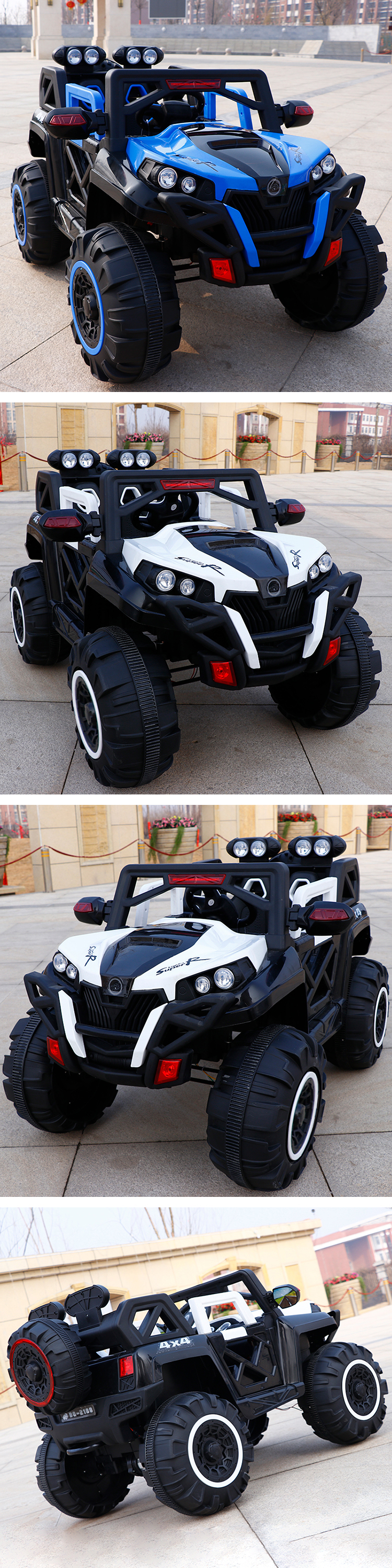 12V 4x4 Electric Ride On Toy for Kids Remote Control and Carton Size 116*83*41cm