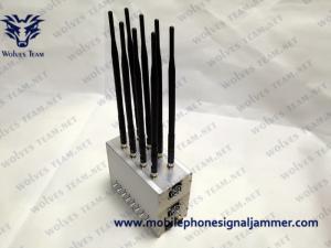 Quality Built-in Cooling Fan Mobile phone Jammer High Power GPS LoJack 3G Cell Phone Blocker wholesale