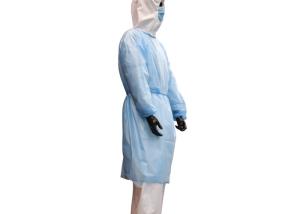 Quality Hook &amp; Loop Collar Doctor SMMS Disposable Surgical Gown wholesale