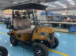 Quality 4 Seater Golf Car Cart Golf Buggy 72V Lithium Golf Electric Street Legal Cart Grill Front With Headlights wholesale
