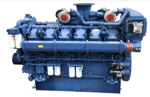 Quality Natural Gas 200mm Biogas Engine 79.2L Gas Powered Engine wholesale