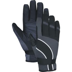 Quality PU Palm Black Horse Riding Gloves wholesale