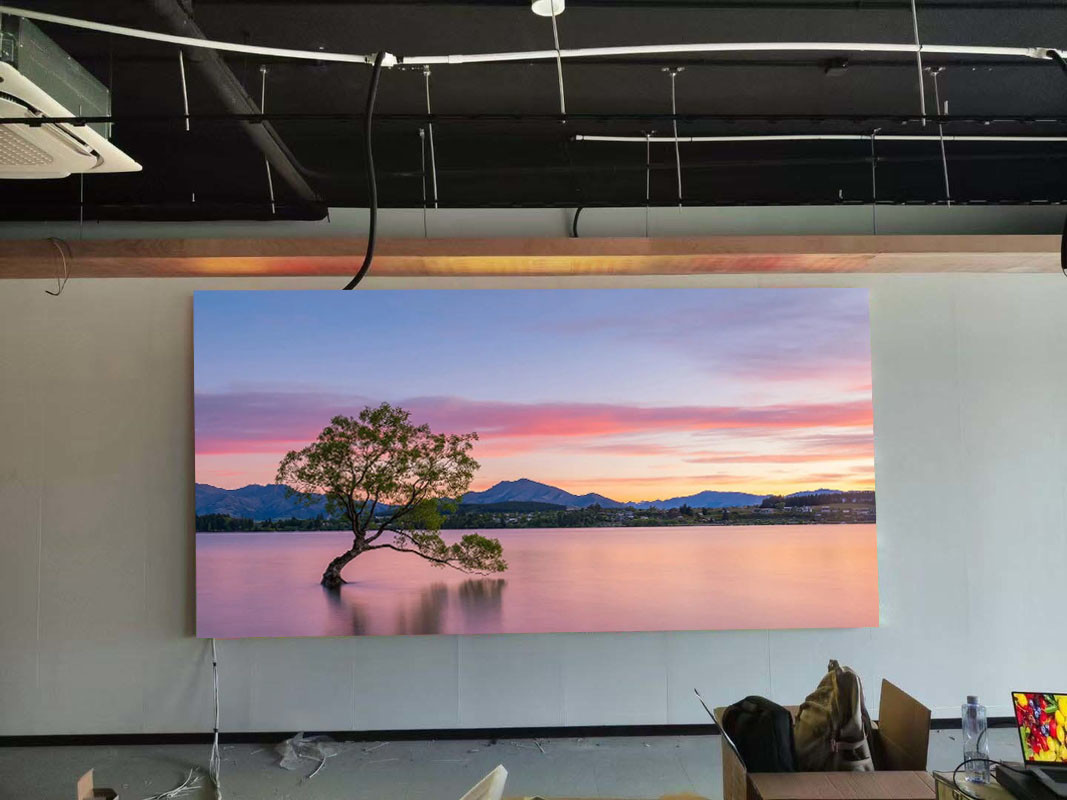 P3mm 960x960mm Front Service Led Display Steel Cabinet Wall Mount 3840hz Refresh Rate