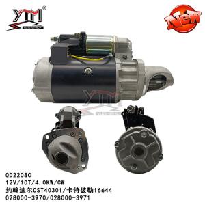 Quality Cst40301 12V 10t 4.0kw Engine Starter Motor For Re43266 0280003970 16644 wholesale