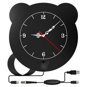 Quality FCC REACH 150 Miles Range Digital HDTV Antenna Square Clock Type wholesale