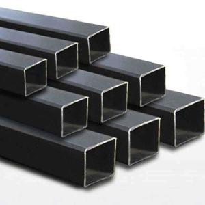 Quality Carbon Black Iron Painted Surface Seamless Pipe Section 75x35 Carbon Steel Square Tubes Bending wholesale
