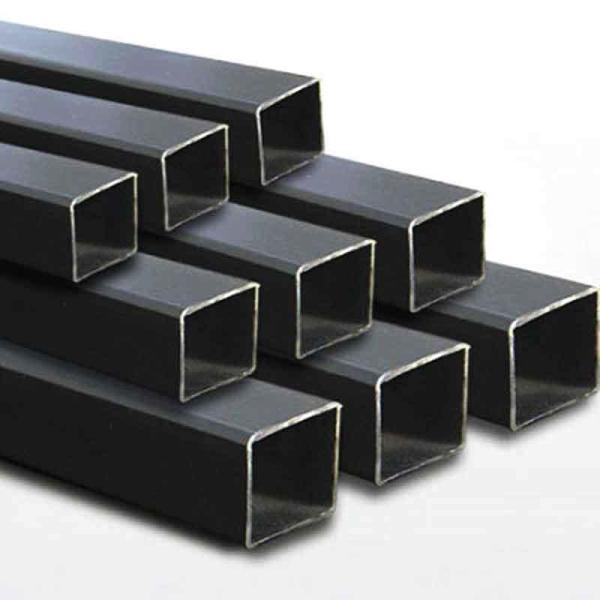 Square Section Shape 11 Gauge Non-Alloy Carbon Black Steel Tube Shelf Fence
