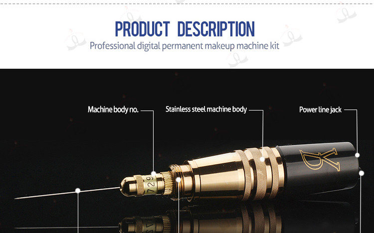 Safety Permanent Makeup Machine Kit , Electric Tattoo Pen Machine For Eyebrow