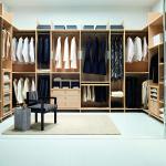 Modern Design Walk-in Closet Professional Bedroom Furniture with Hanging Storage