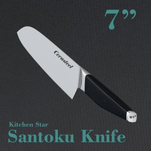 Quality glassfiber handle Cerasteel Knife 7 Inch Santoku Knife wholesale