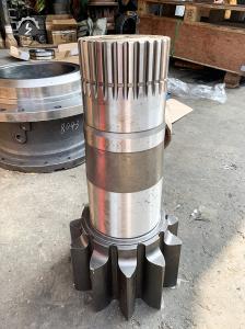 Quality 11 Teeth 30 Keys Swing Pinion Shaft Rotary Gear LG936 Excavator Spare Parts wholesale