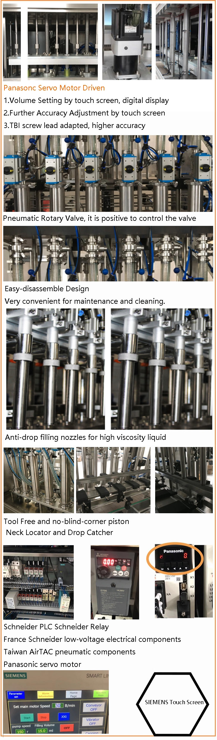 Fully Automated Bottle Filling Machine Tomato Paste Commercial Bottling Machine