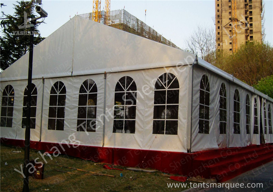 15M Width Transparent Soft PVC Window Outdoor Aluminum Profile Party Tents