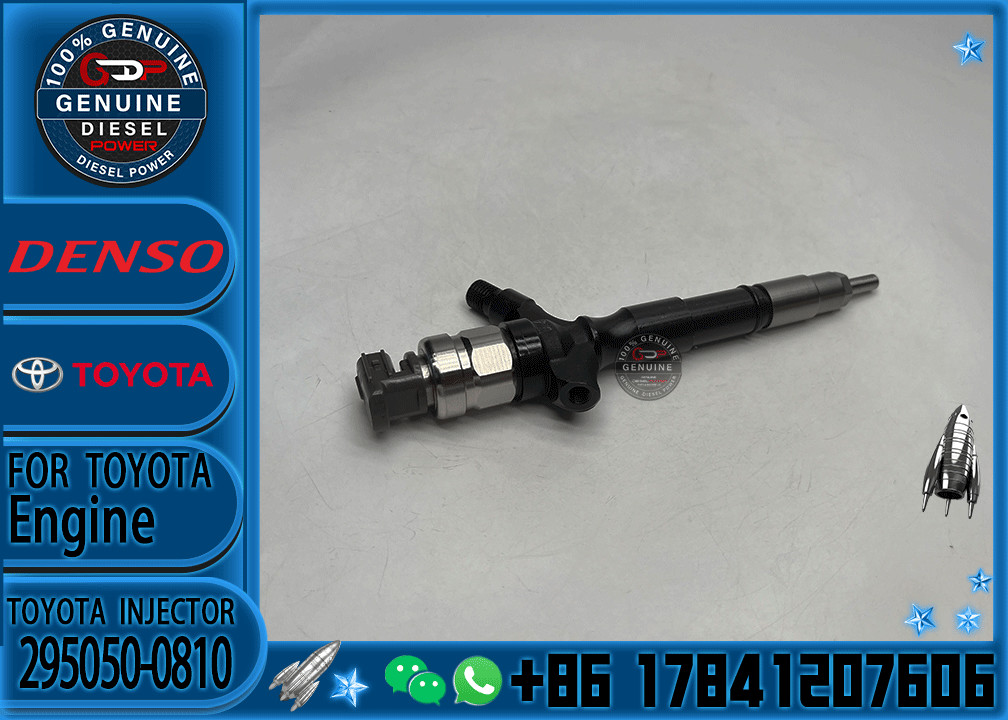 Diesel Injector common rail fuel injector 23670-0L110 295050-0810 2367009380 23670-09380 For Toyota HILUX VIGO 2KD ENGIN