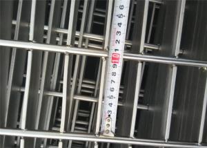 Lightweight Carbon Steel Walkway Grating Black / White Great Load Bearing Capacity
