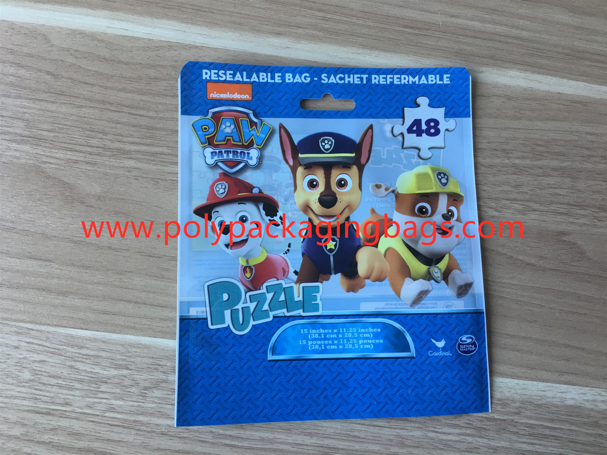 Children 'S Classic Cartoon Pattern Plastic Packaging Bags 8 Colors Gravure Printing