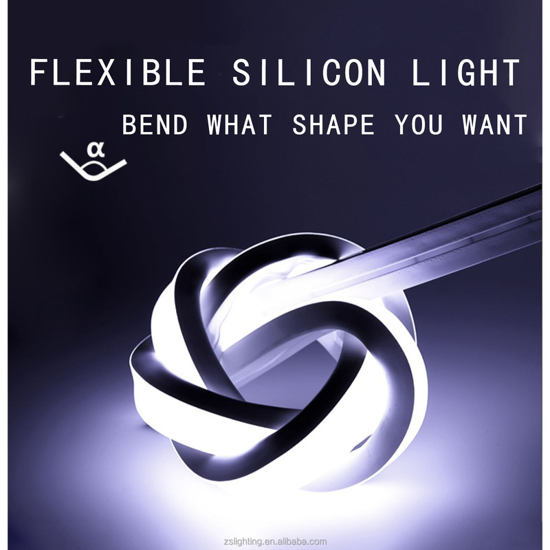 16.5FT / 5 Meter Spotless Silicone LED Channel System Recessed Flexible Tube With Milky White Cover Wider Track For 12mm Waterproof LED Strip Light