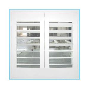 Quality Wooden Shutter Outdoor Blind Window For Windows White Window Shutters Exterior Horizontal Louver Window wholesale