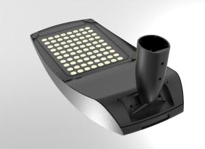 Quality 130lm/w 80 Watt Led Parking Lot Light Fixtures / Ip65 Led Street Luminaires wholesale