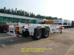 20ft / 40ft Semi Truck Flatbed Trailer Loading 45t Skeleton Semi Trailer