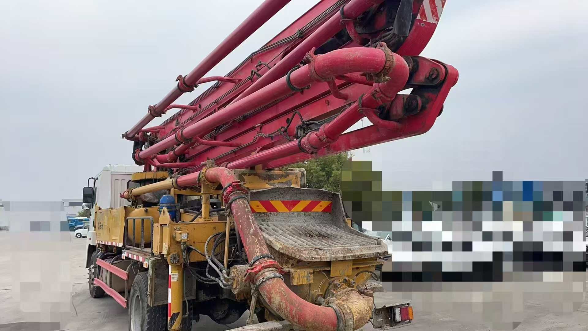 Sany 30m concrete pump truck parameters "SYM5180THBES concrete pump truck configuration"