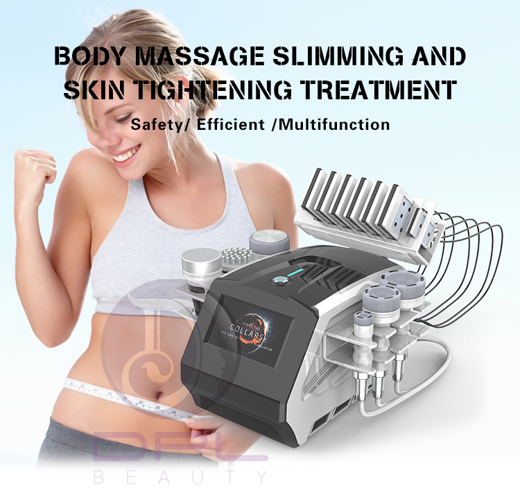 DPL Portable cavitation et radiofrquence 80 40K Cavitation Machine 6 in 1 Fat Removal Ultrasonic Cavitation Slimming Machine