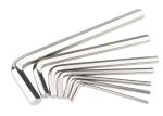 4mm 6mm 8mm Wrench 18-8 Stainless Steel L Type Flat Head Hex Allen Key Bolts