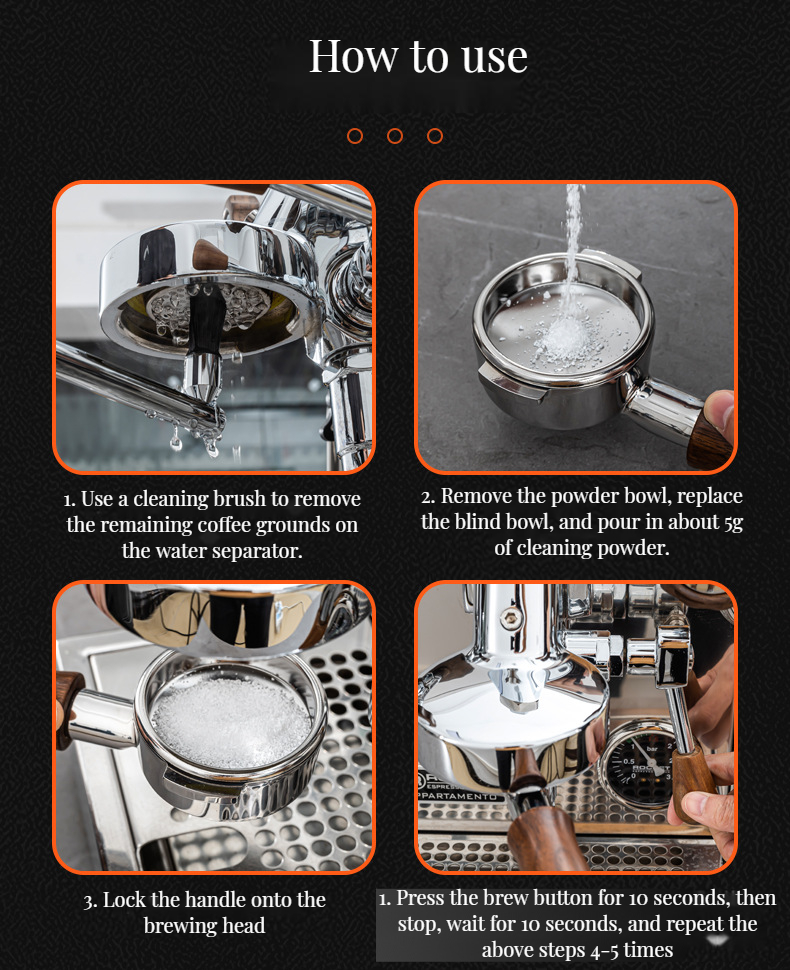 Classic Design Portafilter Cleaning Basket for Restaurant and Home Coffee Machines