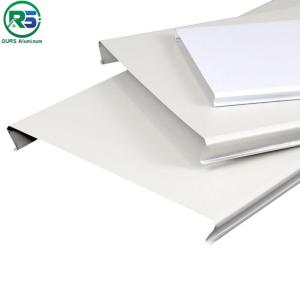 Quality Alloy Suspended Aluminium Strip Ceiling Panels White Powder Coated wholesale