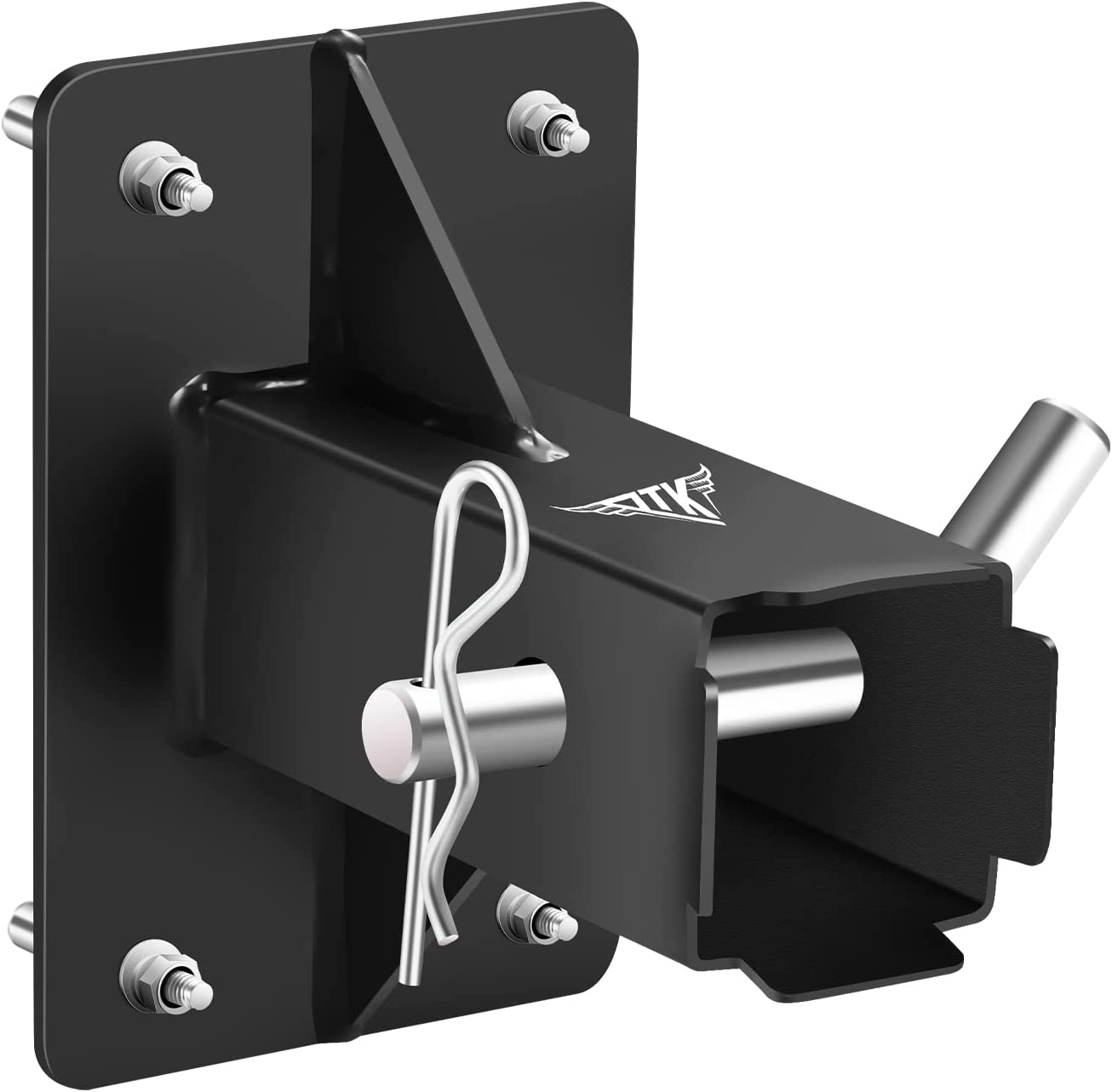 Carbon Steel Hitch Wall Mount Versatile Storage Device for Bike and Cargo Hitch Rack