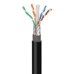 Outdoor PVC+PE SFTP CAT6 Cable 1000FT 23AWG Solid Copper High Speed Ethernet