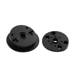 Quality OEM Polishing Robotics Aluminum Bracket Black Anodized Treatment wholesale