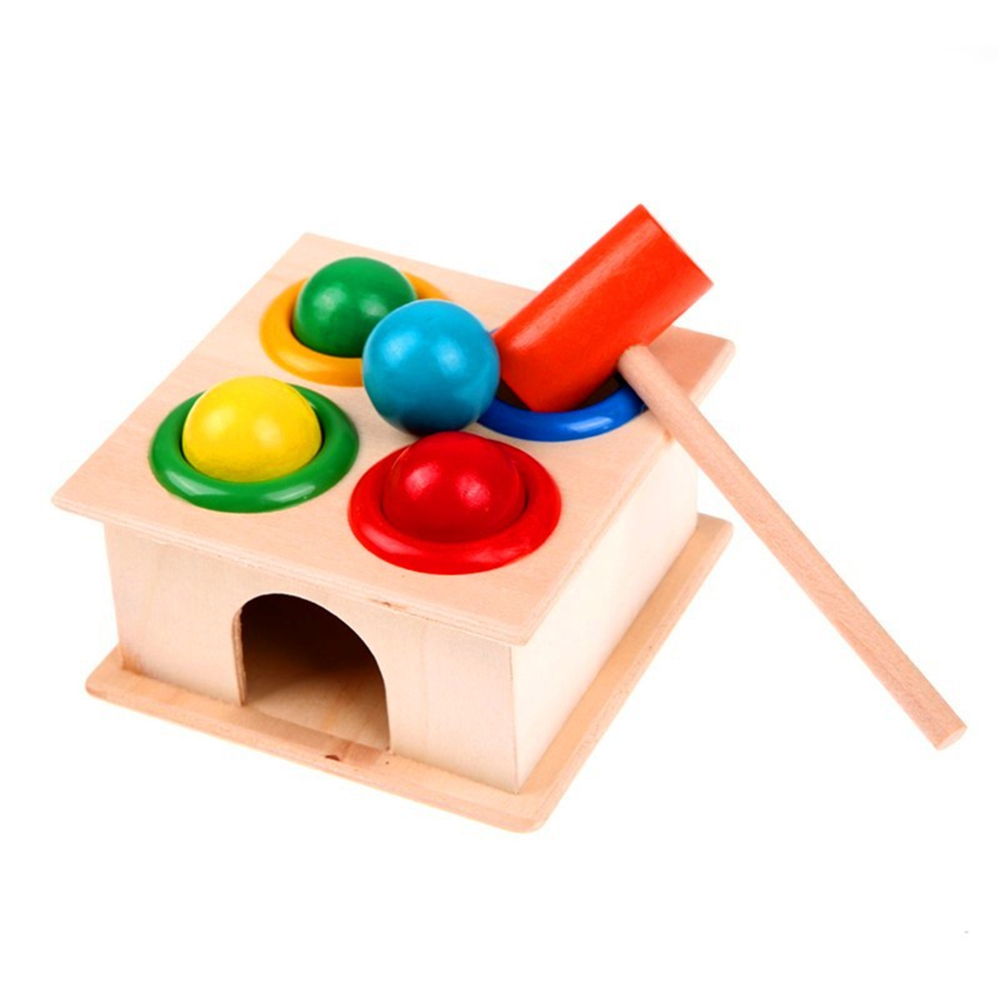 Piling Hand 10cm Shape Matching Toy Wooden Musical Instruments