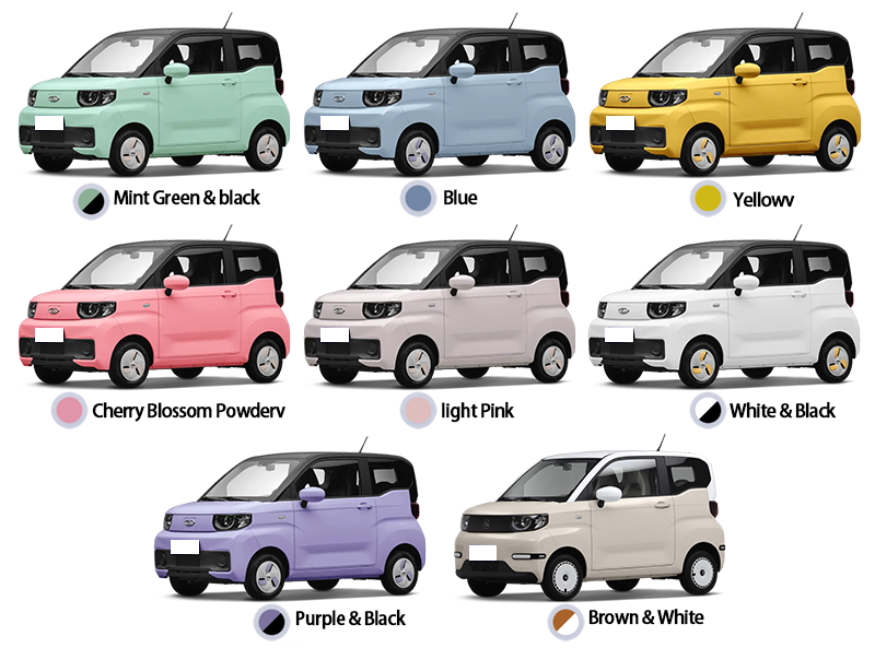 Mini 4 Seater Chery QQ Ice Cream EV Pure Electric Car New Energy Vehicles