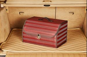 Quality Folding Auto Interior Organizers , Car Storage Bag Vehicle Trunk Organizer wholesale