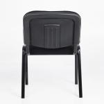 Black Ergonomic Office Chair Fixed Armrest Mesh + Foam Seat Material