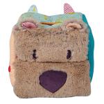 Eco Friendly Stuffed Animal Tissue Box Square Shape Embroidery Logo