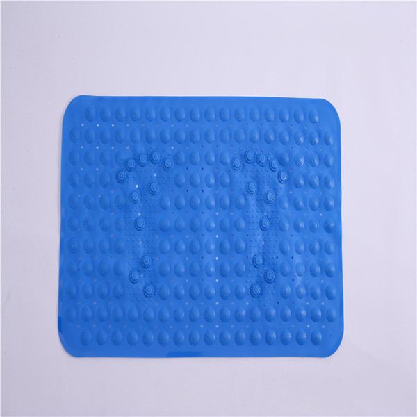 Customized Size Plastic Non Slip Suction Backing Bath Mat PVC Shower Mat