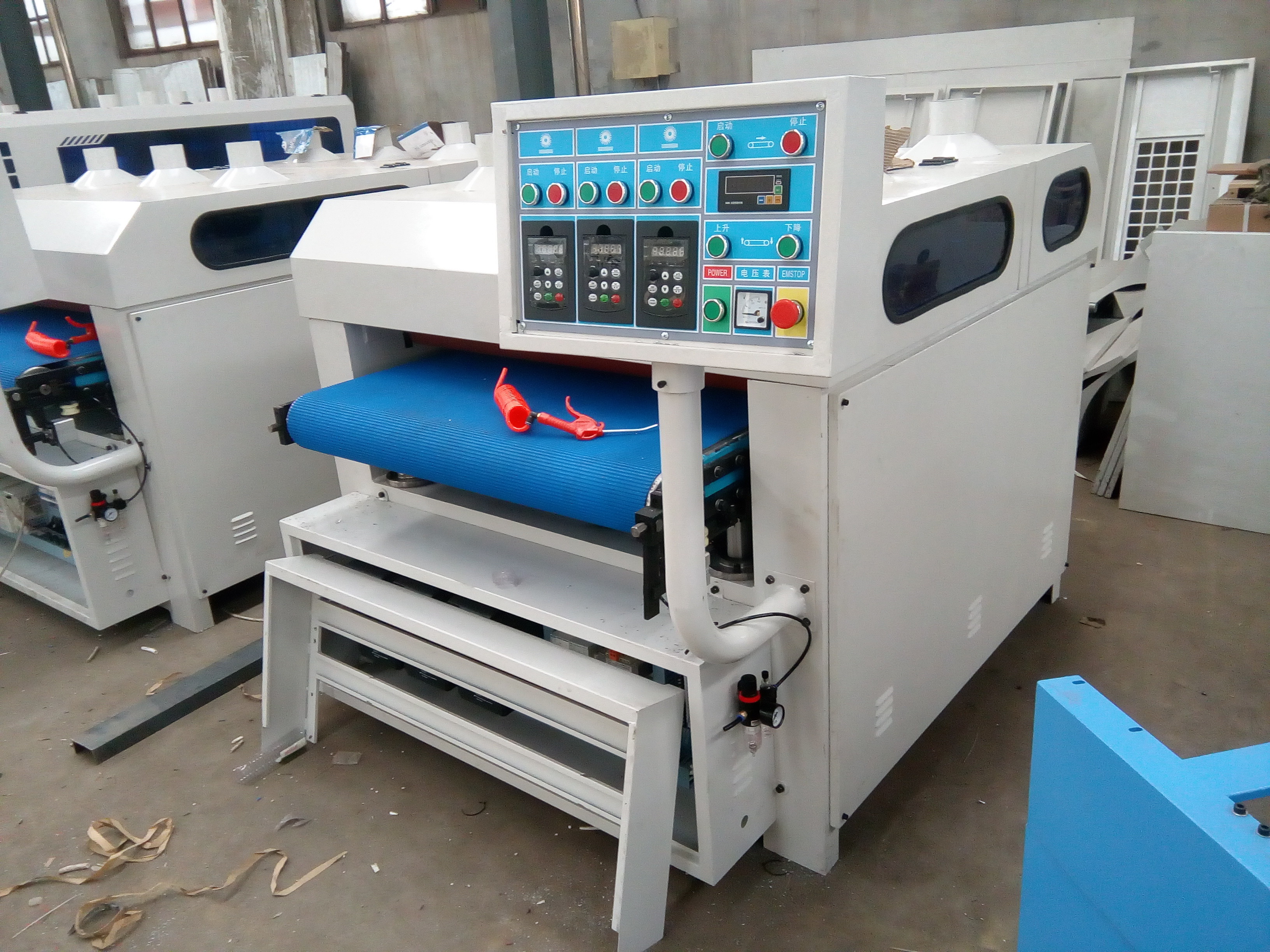 KC1000-3R Wood grain making wire brush machine for wooden table floor door