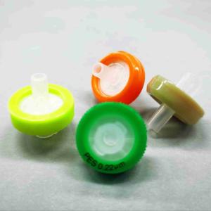 Quality Φ13mm PES Syringe Filter 0.45 μm Pore Size With ABS Housing Luer Slip wholesale