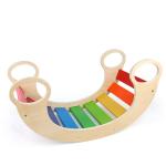 OEM Baby Montessori Rainbow Wooden Climbing Frame